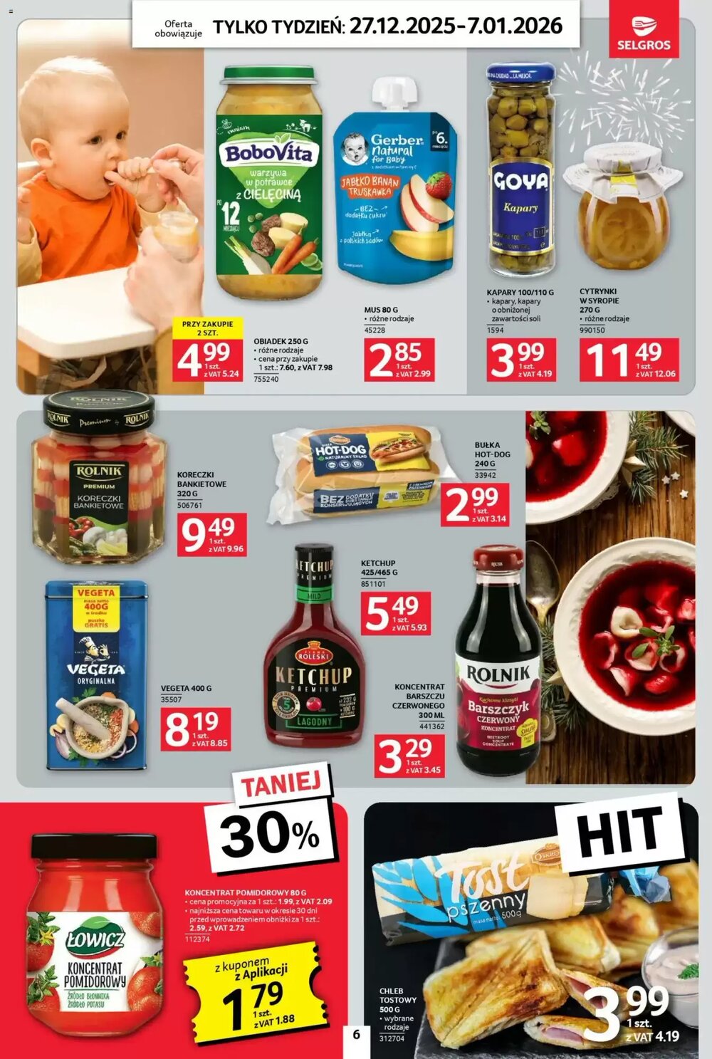 Gazetka promocyjna Selgros  ważna od 27.12.2025 - Strona 6.