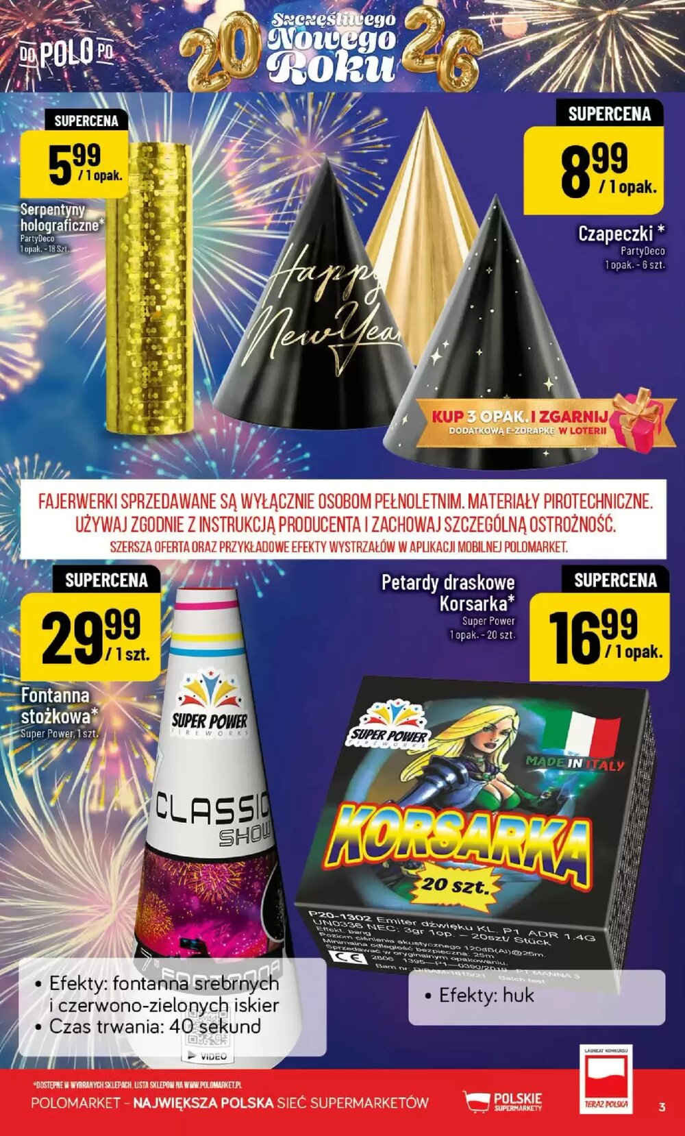 Gazetka promocyjna Polomarket  ważna od 27.12.2025 - Strona 3.