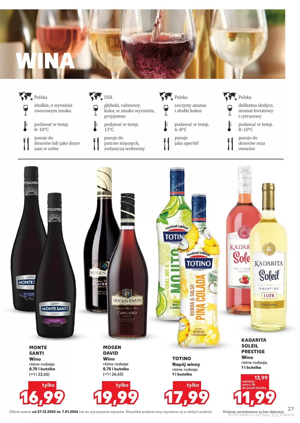Gazetka promocyjna Kaufland  ważna od 27.12.2025 - Strona 27.