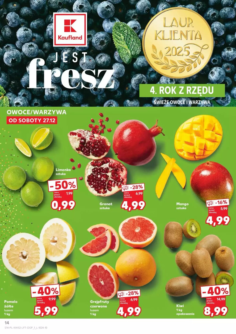 Gazetka promocyjna Kaufland  ważna od 27.12.2025 - Strona 14.