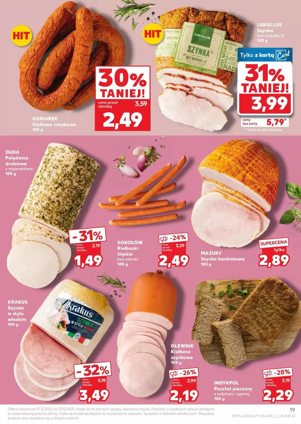 Gazetka promocyjna Kaufland  ważna od 27.12.2025 - Strona 19.