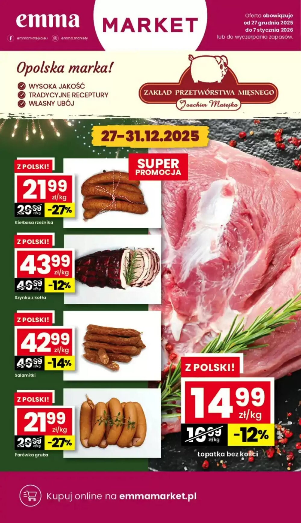 Gazetka promocyjna EMMA market  ważna od 27.12.2025 - Strona 2.