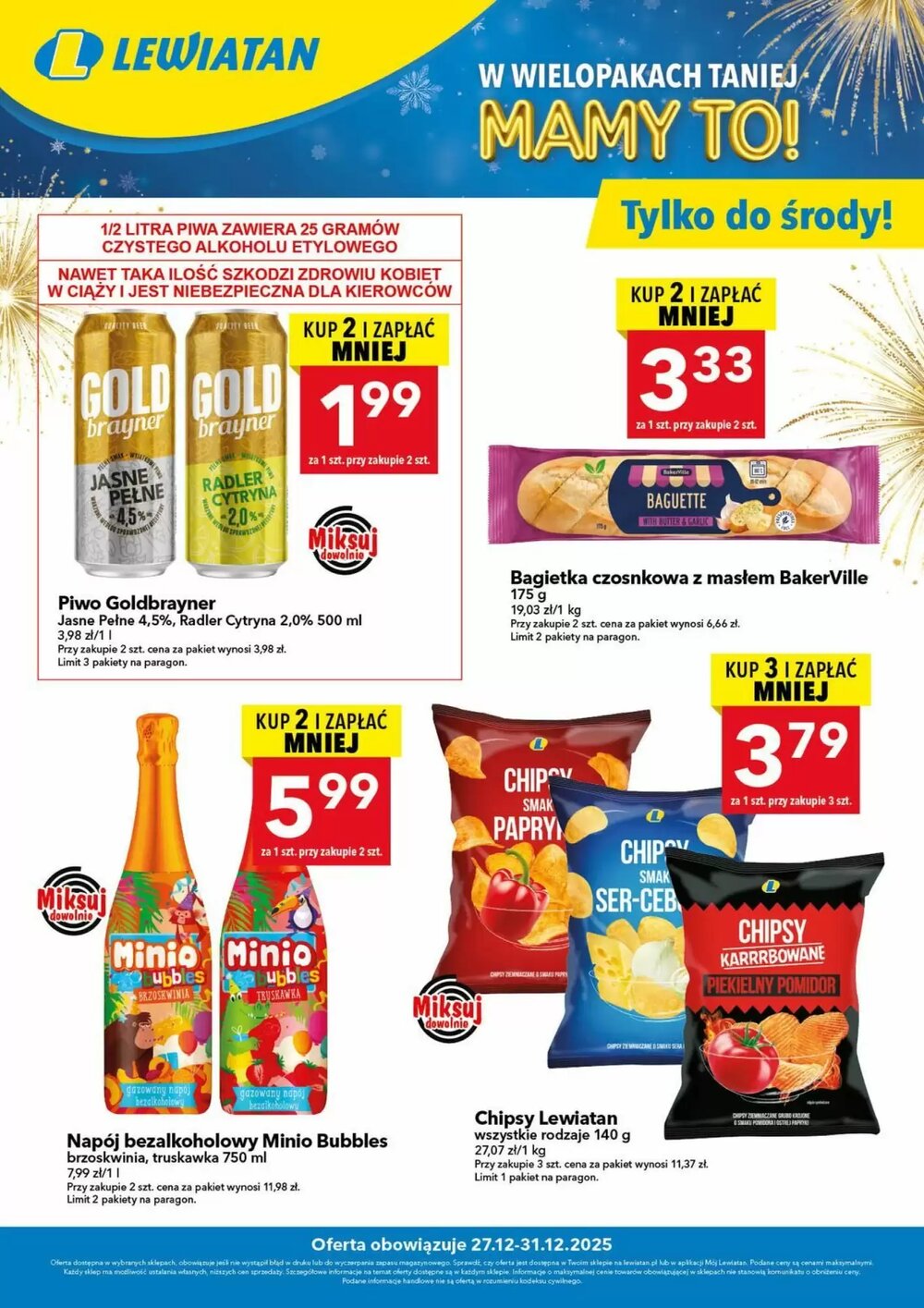 Gazetka promocyjna Lewiatan  ważna od 27.12.2025 - Strona 1.