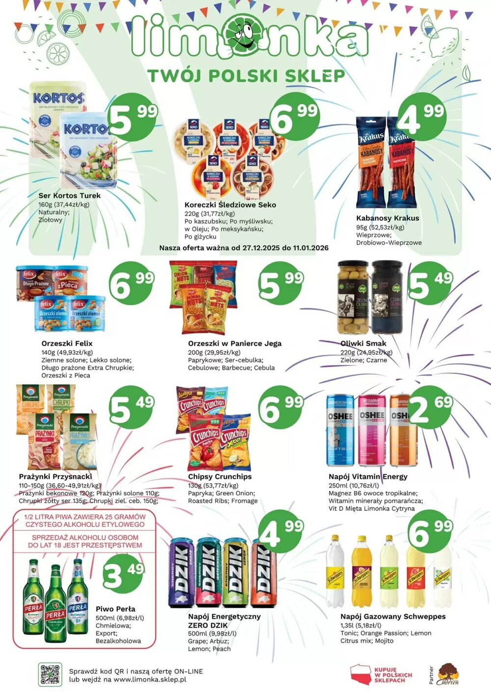 Gazetka promocyjna Limonka  ważna od 27.12.2025 - Strona 1.