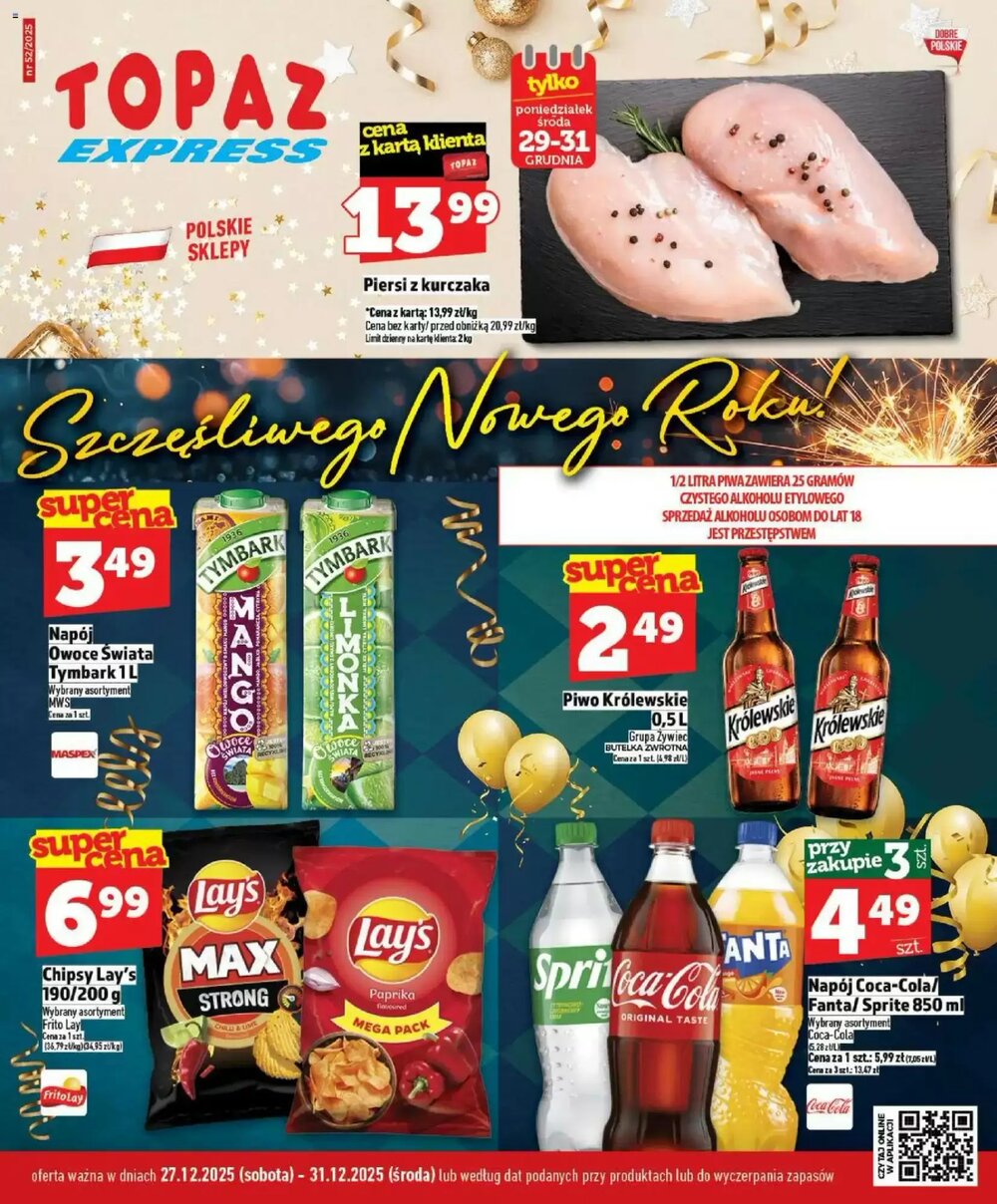 Gazetka promocyjna Topaz Express  ważna od 29.12.2025 - Strona 1.