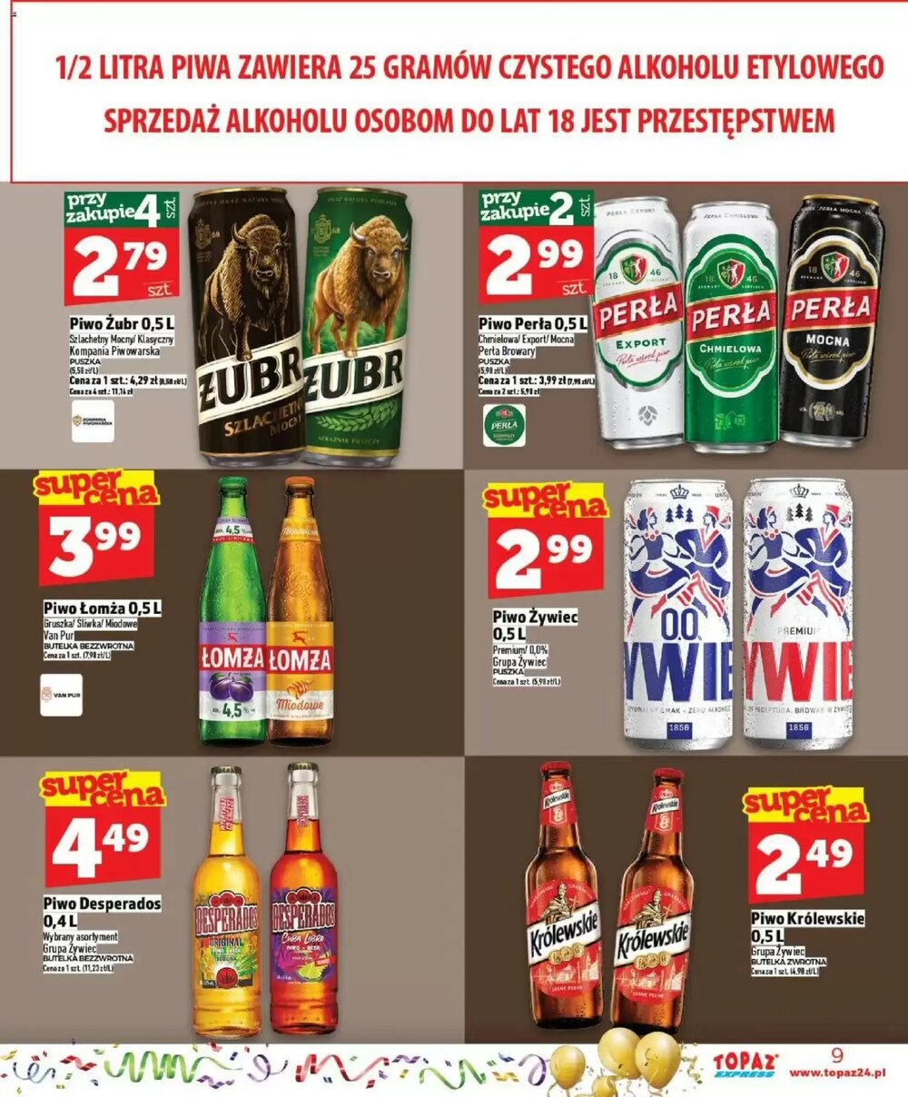 Gazetka promocyjna Topaz Express  ważna od 29.12.2025 - Strona 9.