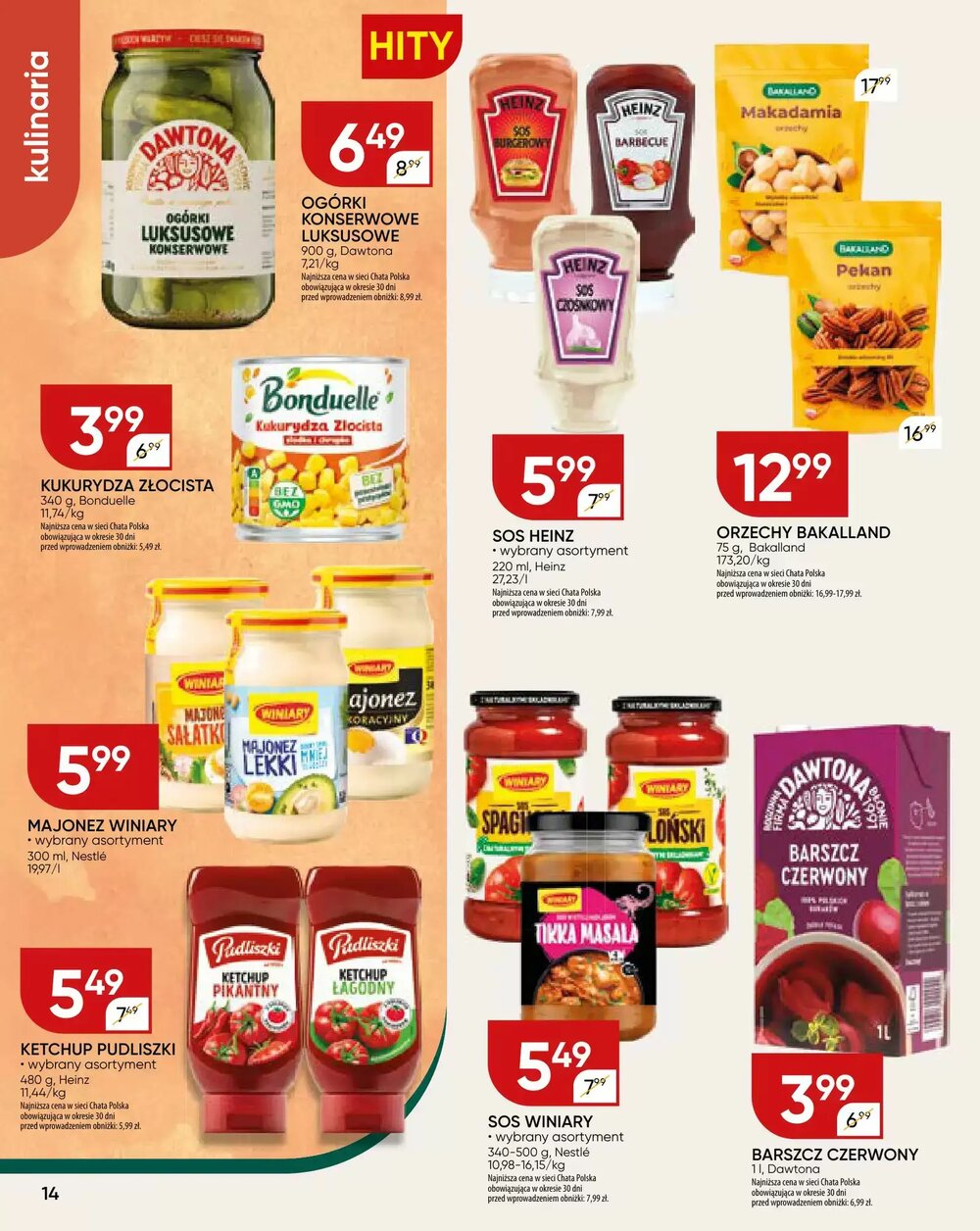 Gazetka promocyjna Chata Polska  ważna od 29.12.2025 - Strona 14.