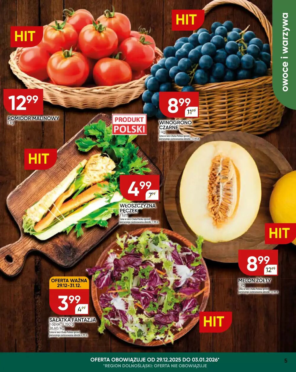 Gazetka promocyjna Chata Polska  ważna od 29.12.2025 - Strona 5.