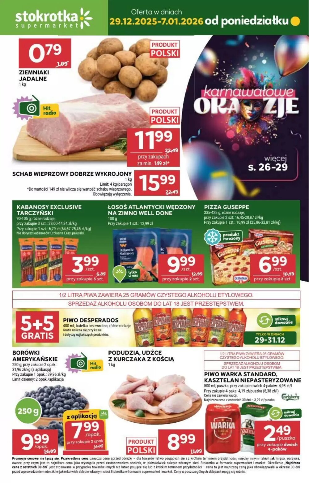 Gazetka promocyjna Stokrotka  ważna od 29.12.2025 - Strona 1.