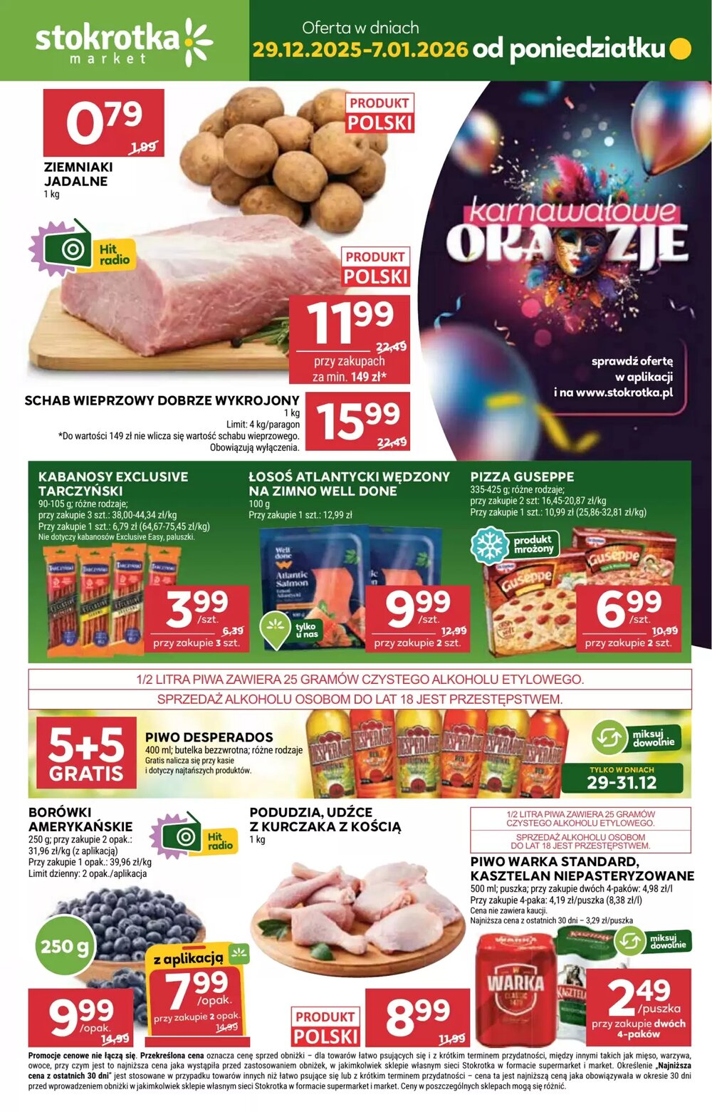 Gazetka promocyjna Stokrotka Market  ważna od 29.12.2025 - Strona 1.
