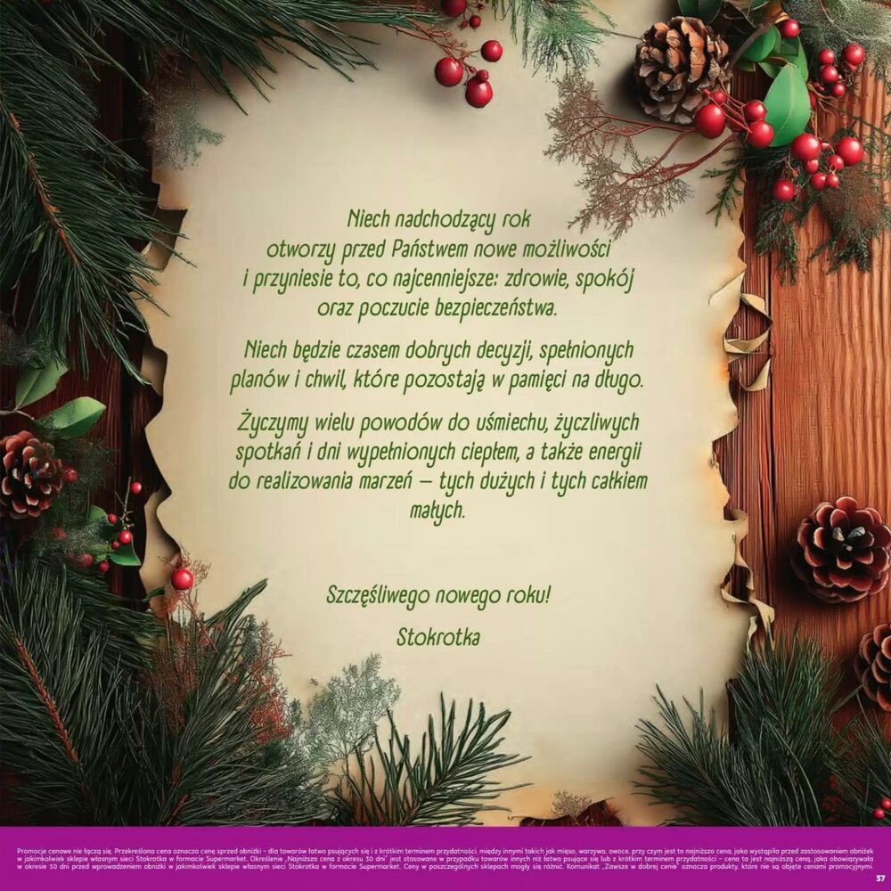 Gazetka promocyjna Stokrotka  ważna od 30.12.2025 - Strona 37.