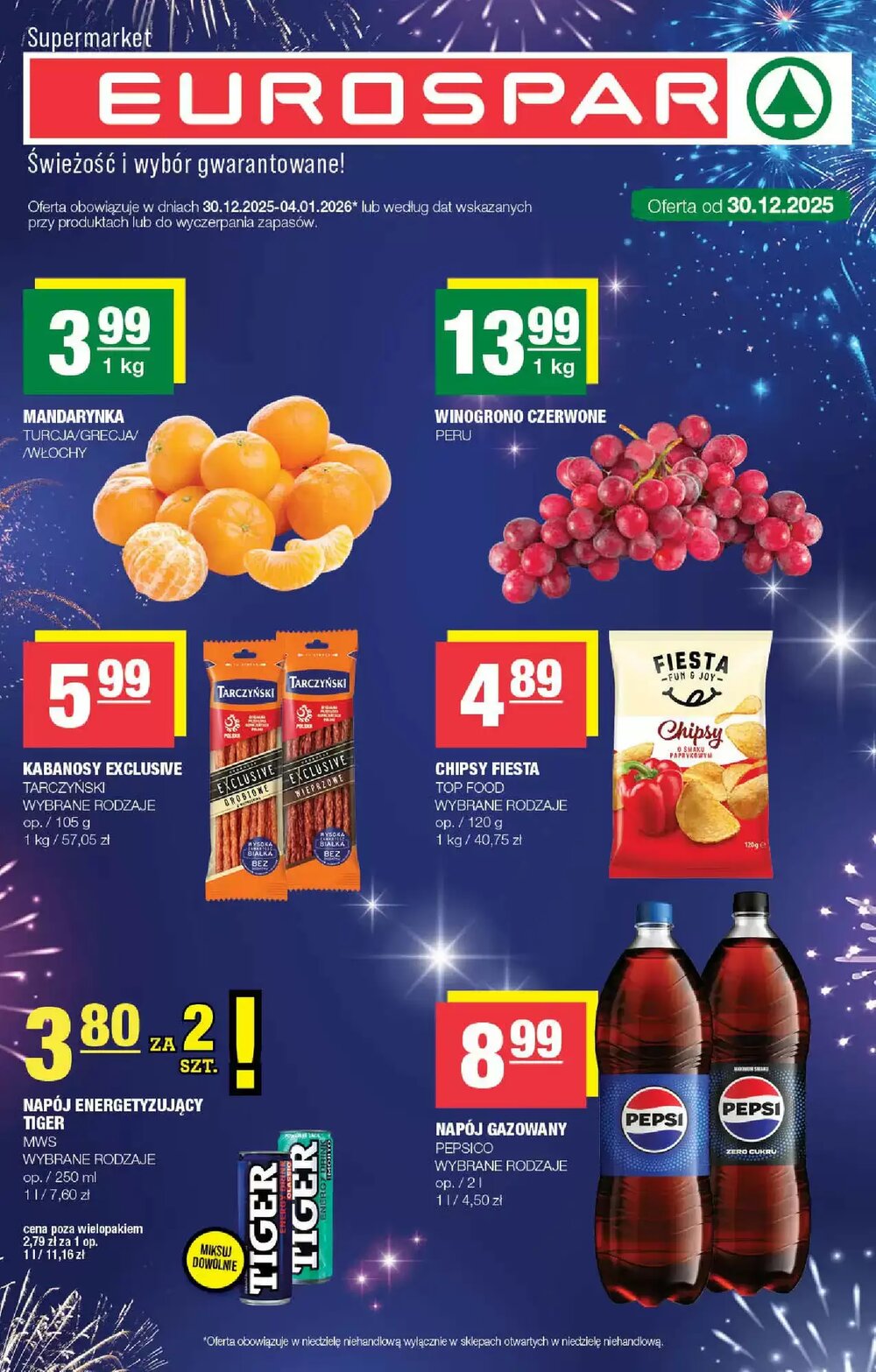 Gazetka promocyjna Eurospar  ważna od 30.12.2025 - Strona 1.