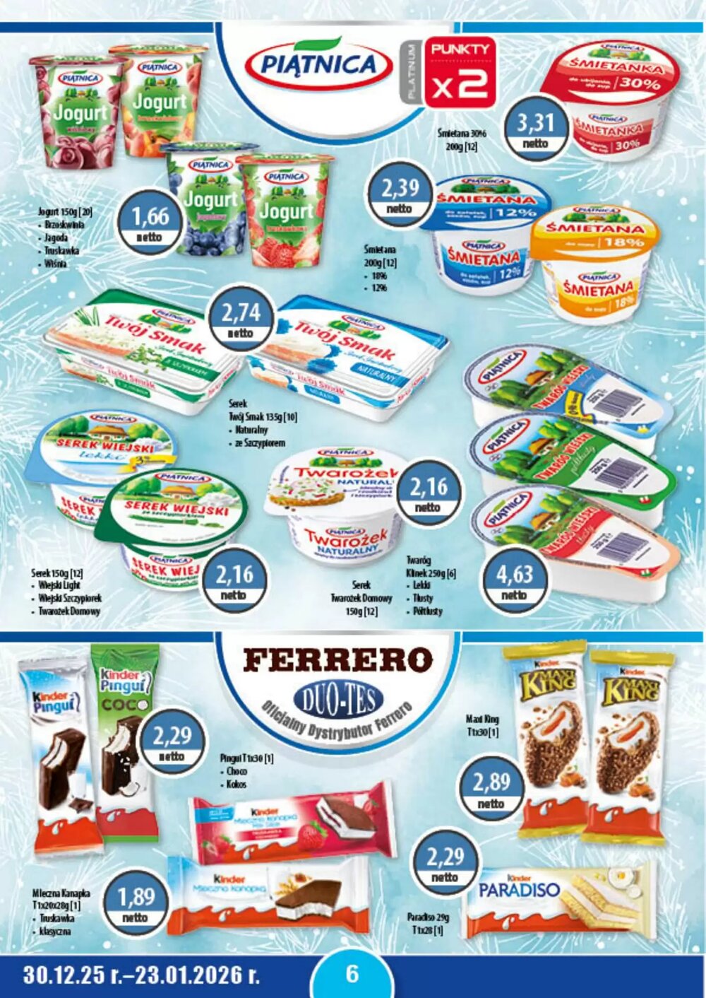 Gazetka promocyjna DUO-TES  ważna od 30.12.2025 - Strona 6.