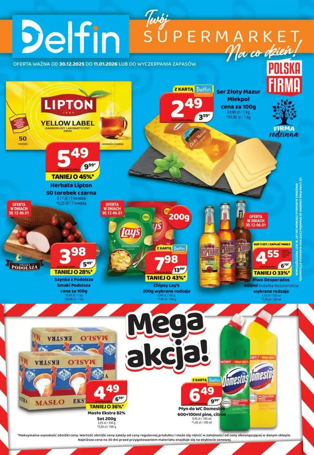 Gazetka promocyjna Delfin  ważna od 30.12.2025 - Strona 1.