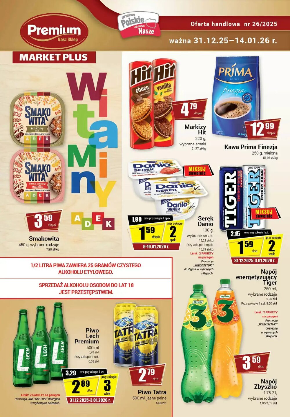 Gazetka promocyjna Premium Nasz Sklep  ważna od 31.12.2025 - Strona 1.