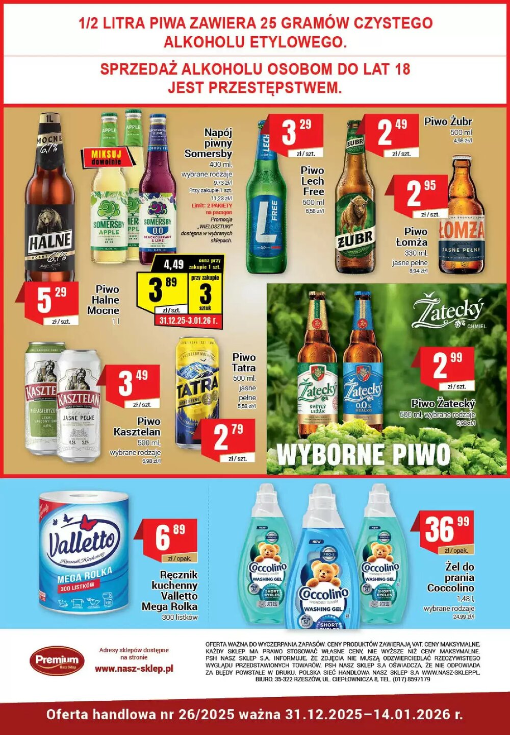 Gazetka promocyjna Premium Nasz Sklep  ważna od 31.12.2025 - Strona 6.