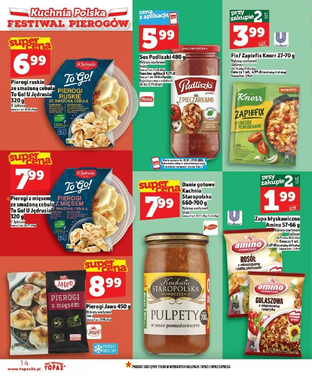 Gazetka promocyjna Topaz  ważna od 02.01.2026 - Strona 14.