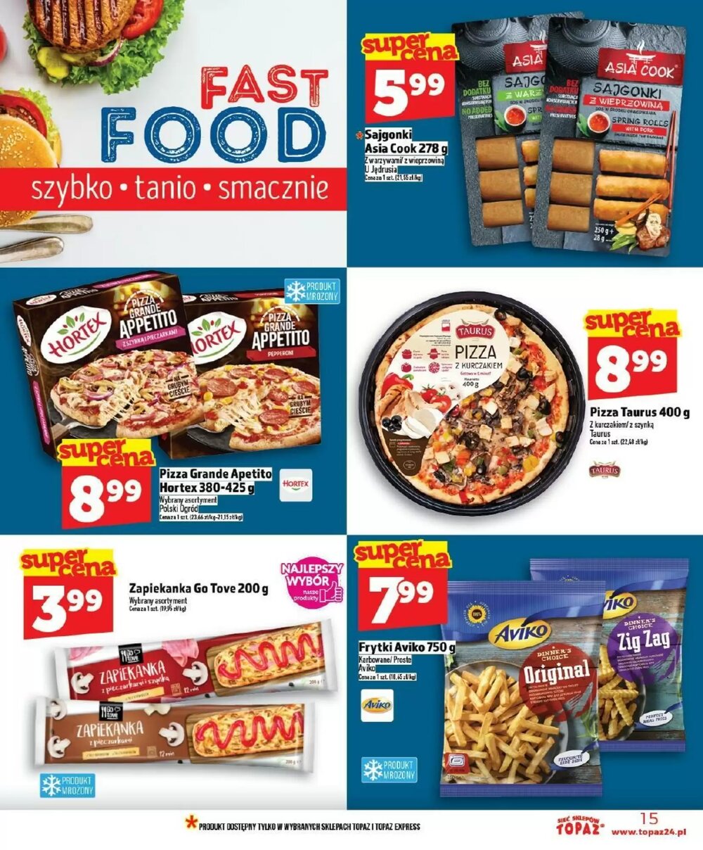 Gazetka promocyjna Topaz  ważna od 02.01.2026 - Strona 15.