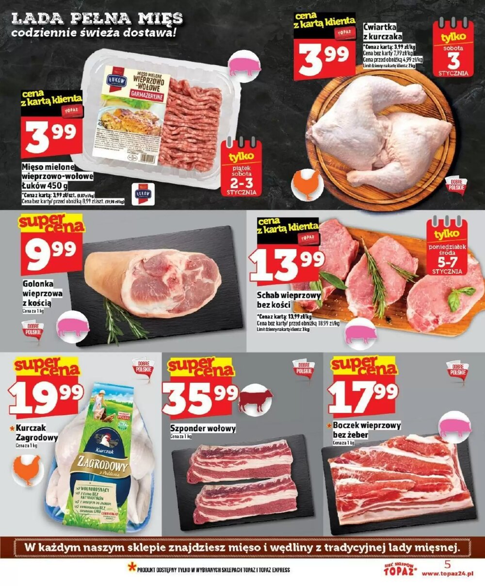 Gazetka promocyjna Topaz  ważna od 02.01.2026 - Strona 5.