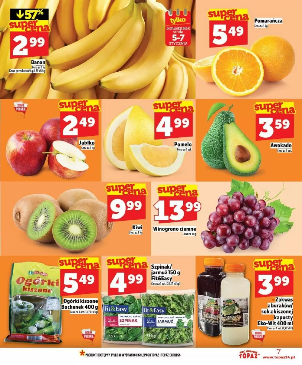 Gazetka promocyjna Topaz  ważna od 02.01.2026 - Strona 7.