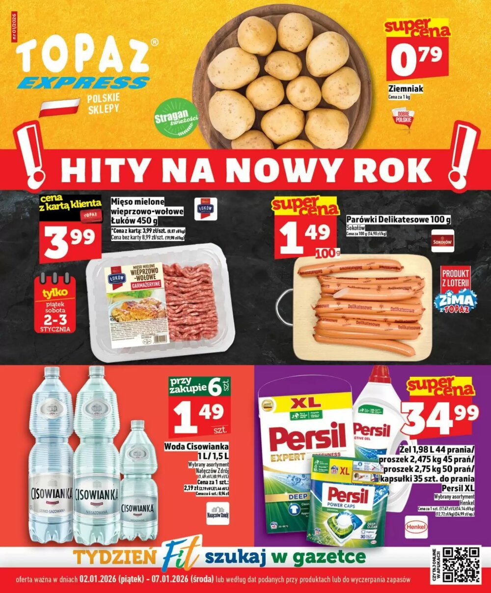 Gazetka promocyjna Topaz Express  ważna od 02.01.2026 - Strona 1.