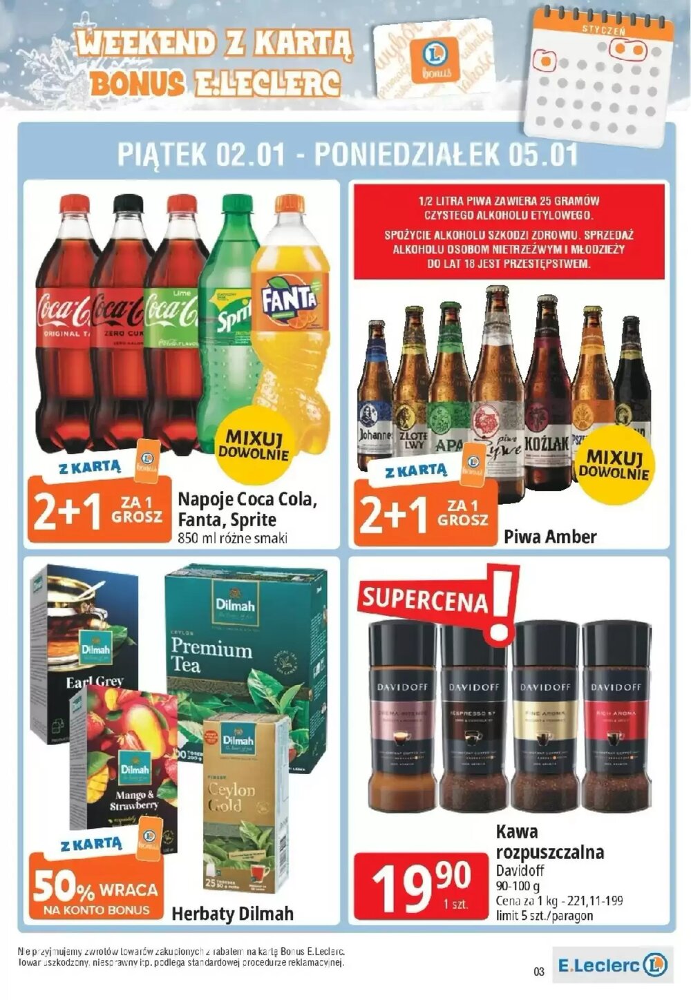 Gazetka promocyjna E.Leclerc  ważna od 02.01.2026 - Strona 3.
