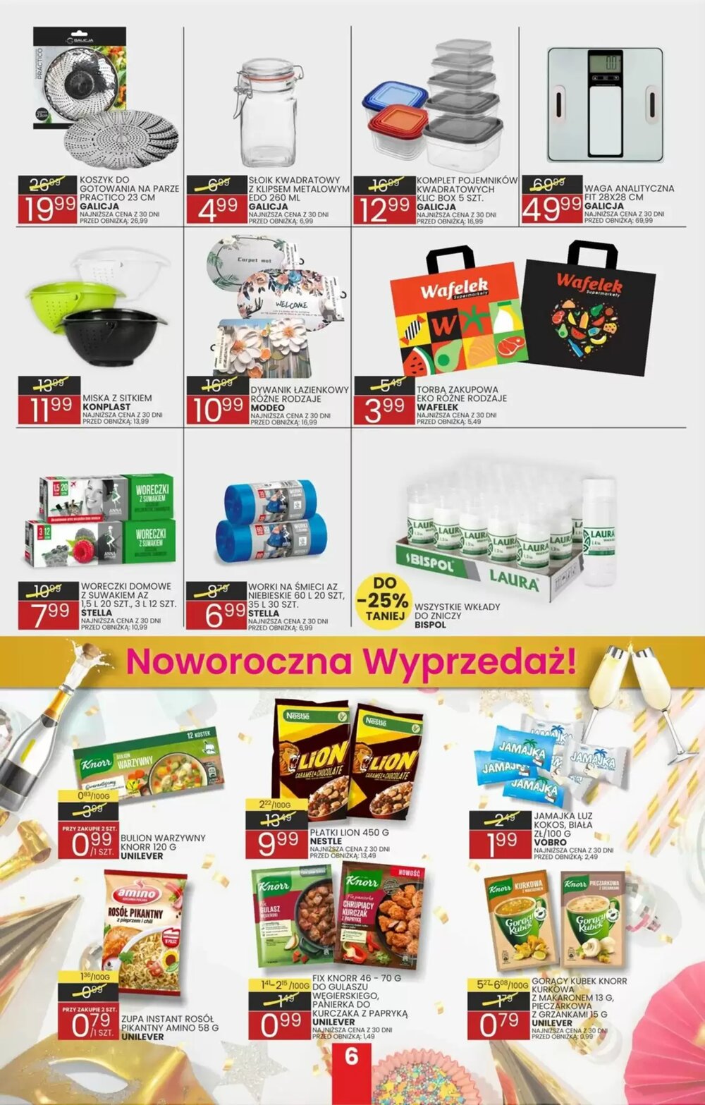 Gazetka promocyjna Wafelek  ważna od 02.01.2026 - Strona 6.