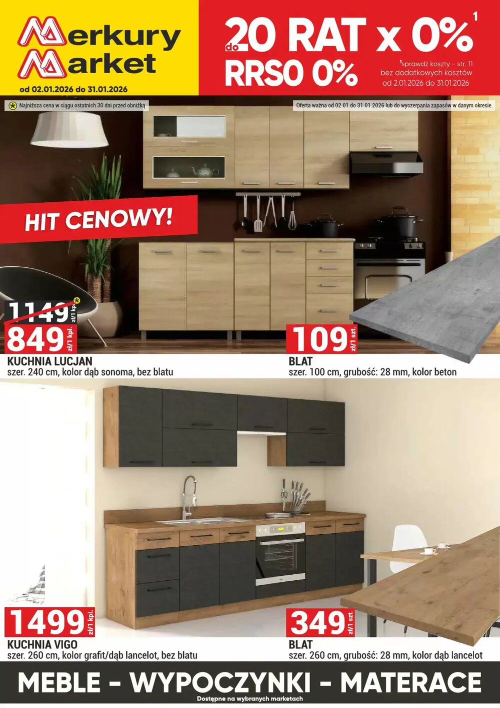 Gazetka promocyjna Merkury Market  ważna od 02.01.2026 - Strona 1.