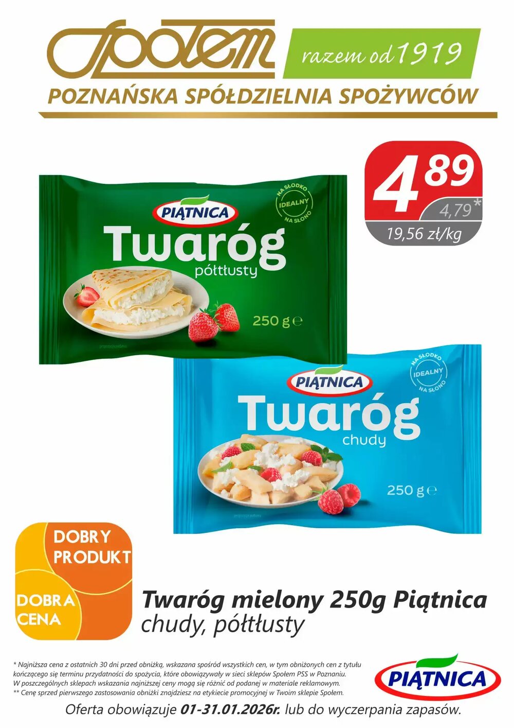 Gazetka promocyjna Społem  ważna od 02.01.2026 - Strona 1.