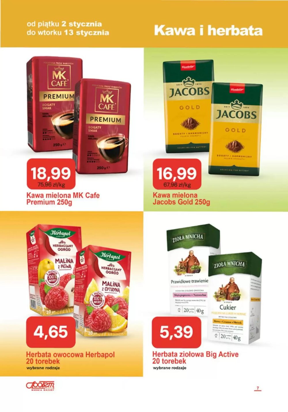 Gazetka promocyjna Społem  ważna od 02.01.2026 - Strona 7.