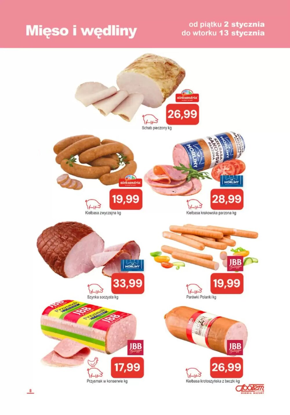 Gazetka promocyjna Społem  ważna od 02.01.2026 - Strona 8.