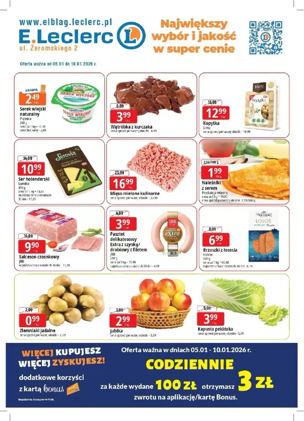 Gazetka promocyjna E.Leclerc  ważna od 05.01.2026 - Strona 1.