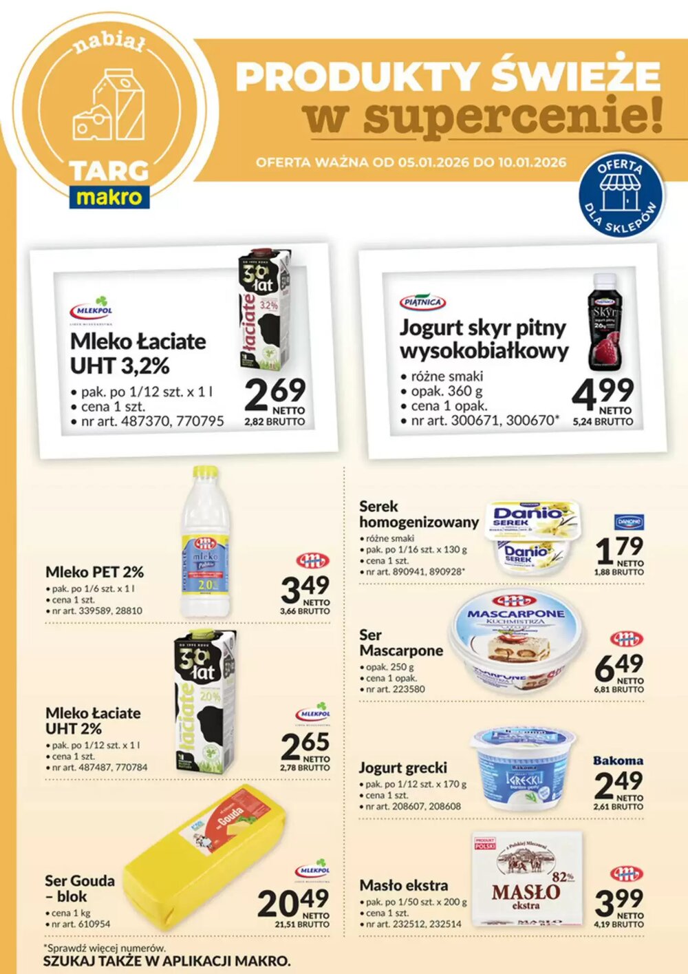 Gazetka promocyjna Makro  ważna od 05.01.2026 - Strona 1.
