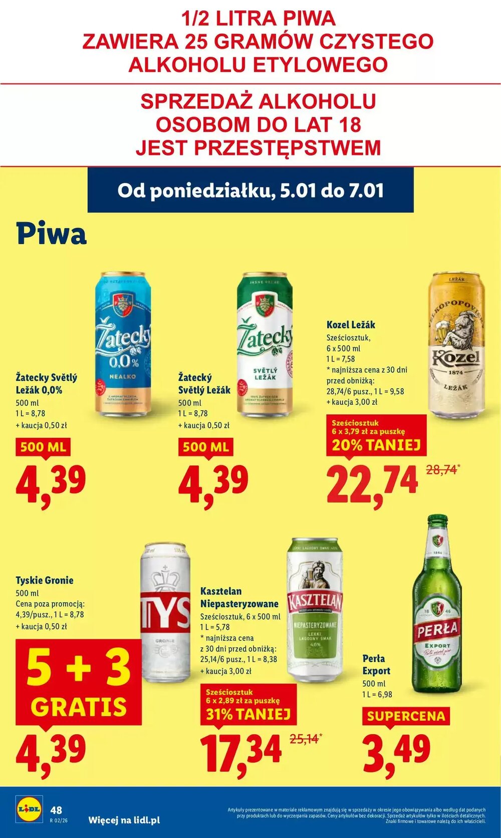Gazetka promocyjna Lidl  ważna od 05.01.2026 - Strona 50.