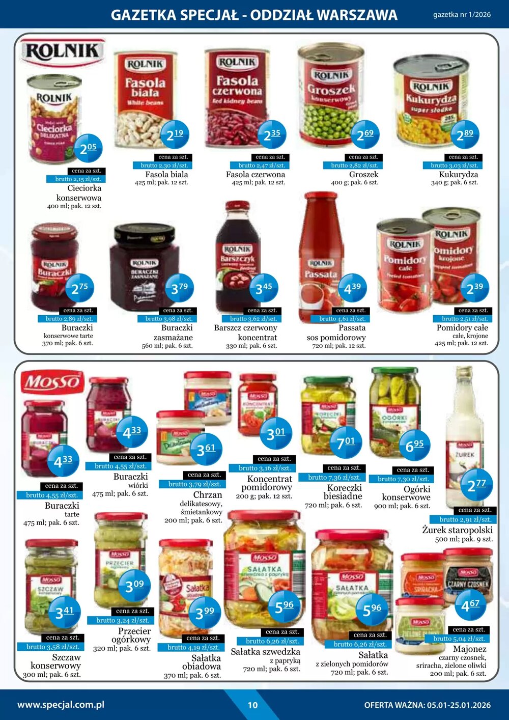 Gazetka promocyjna Specjał  ważna od 05.01.2026 - Strona 10.