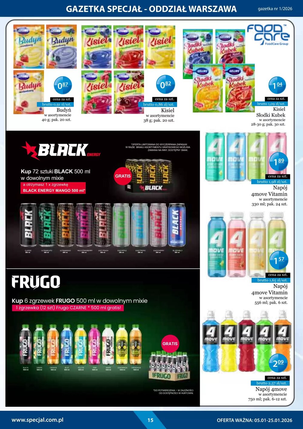 Gazetka promocyjna Specjał  ważna od 05.01.2026 - Strona 15.