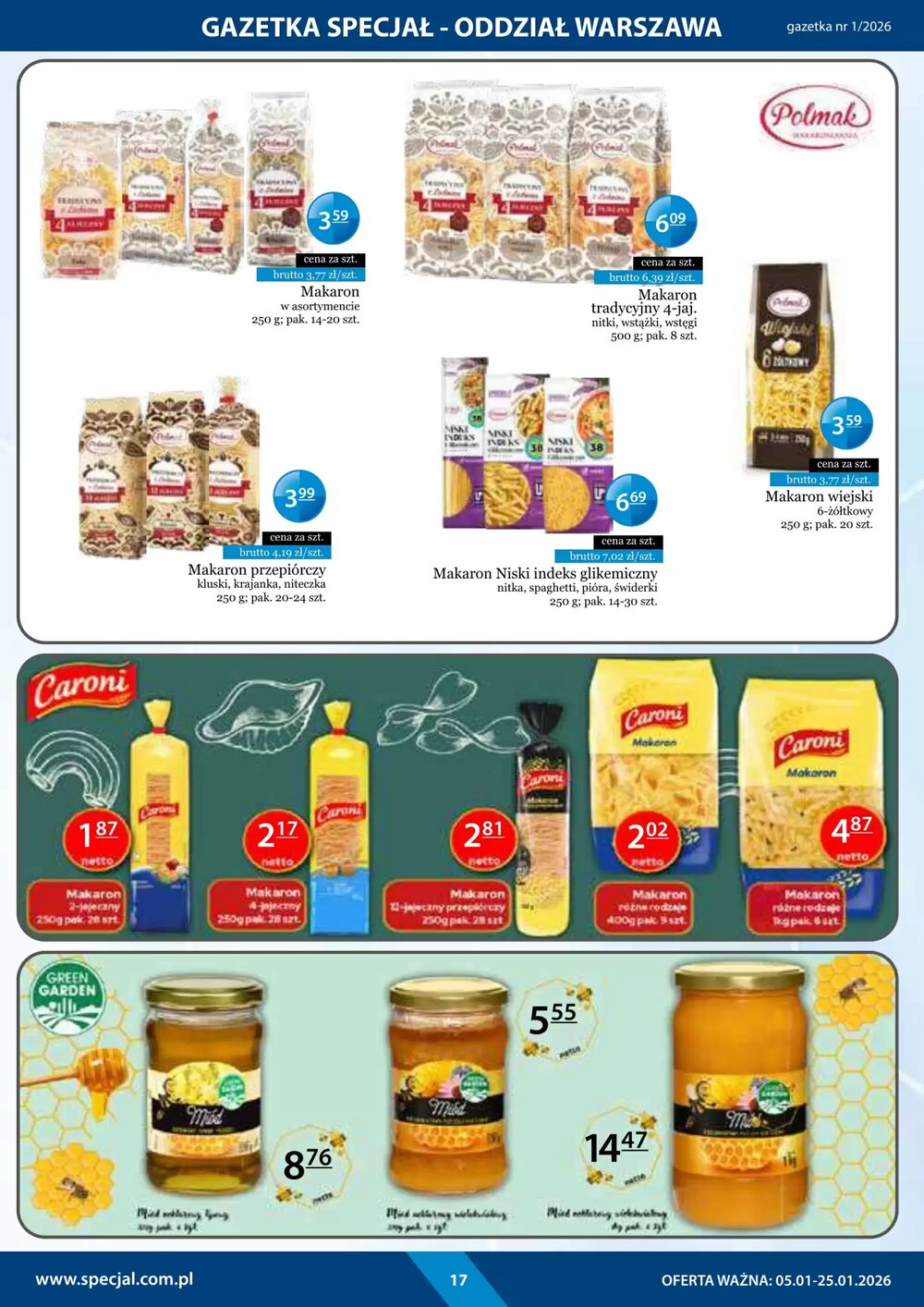 Gazetka promocyjna Specjał  ważna od 05.01.2026 - Strona 17.