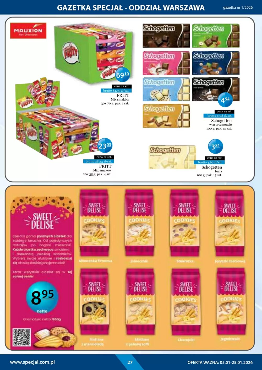 Gazetka promocyjna Specjał  ważna od 05.01.2026 - Strona 27.