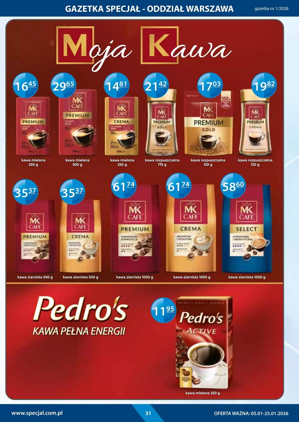 Gazetka promocyjna Specjał  ważna od 05.01.2026 - Strona 31.
