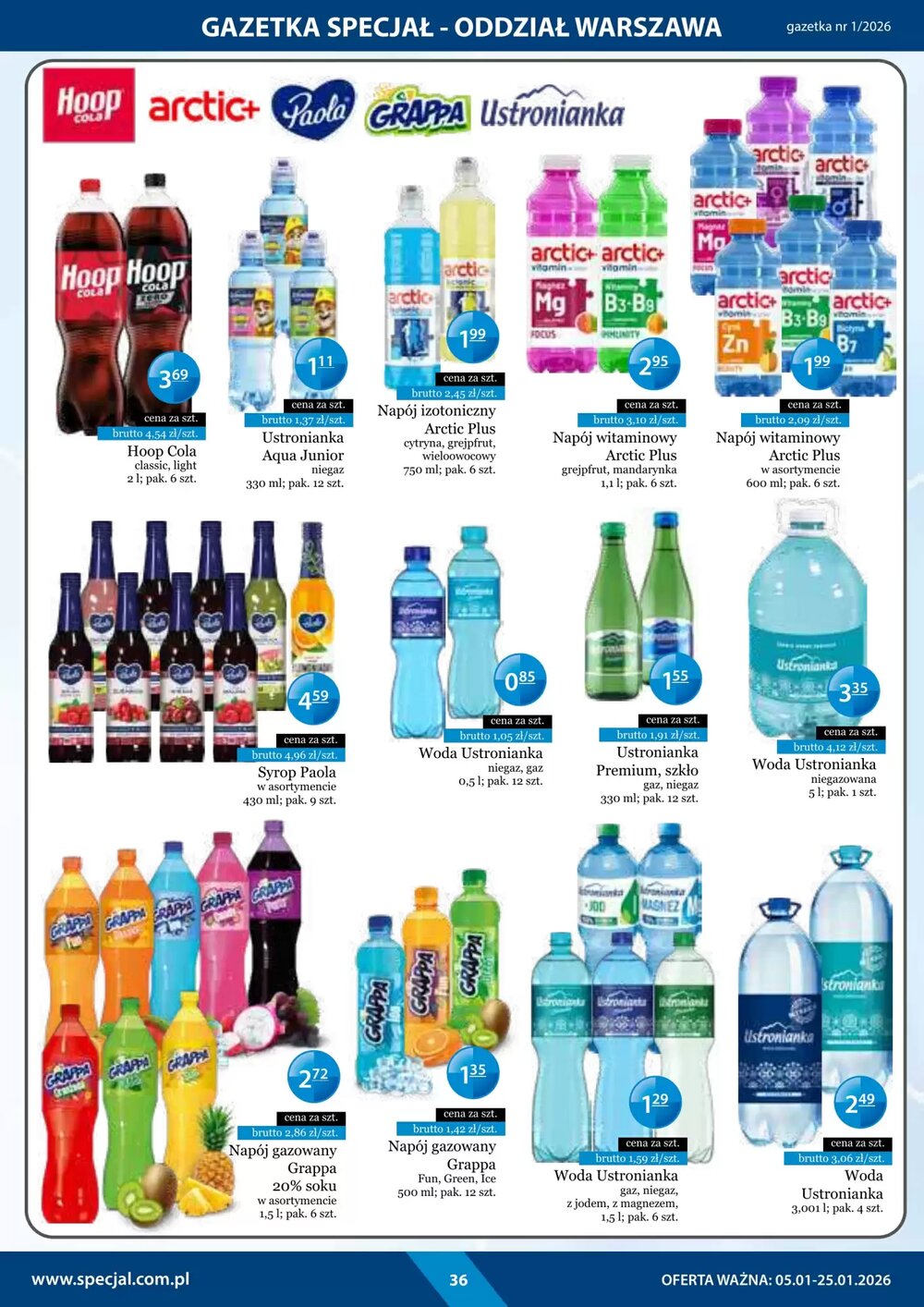 Gazetka promocyjna Specjał  ważna od 05.01.2026 - Strona 36.