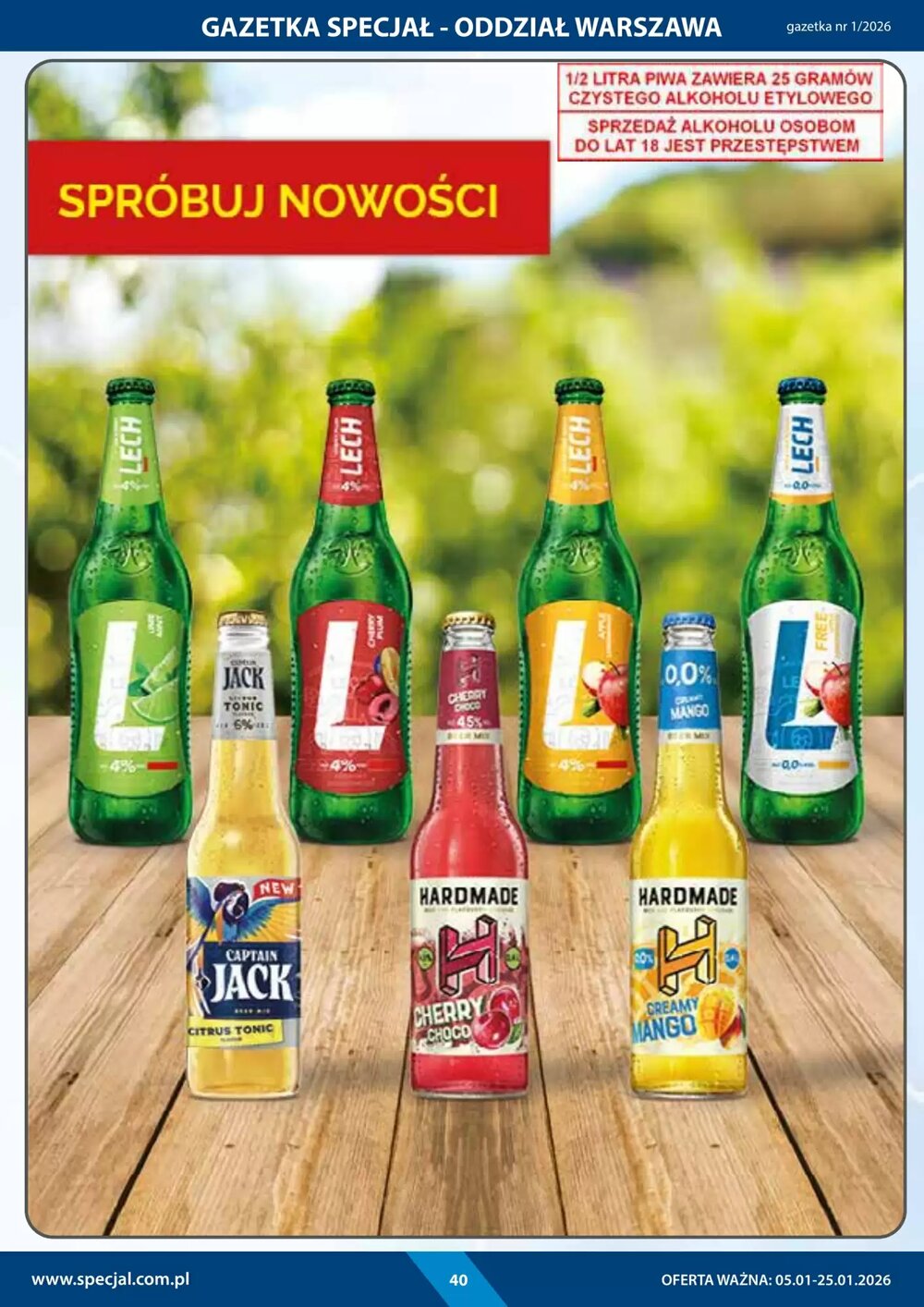 Gazetka promocyjna Specjał  ważna od 05.01.2026 - Strona 40.