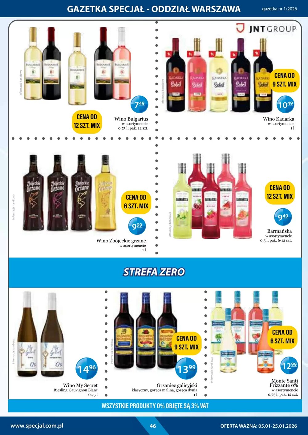 Gazetka promocyjna Specjał  ważna od 05.01.2026 - Strona 46.