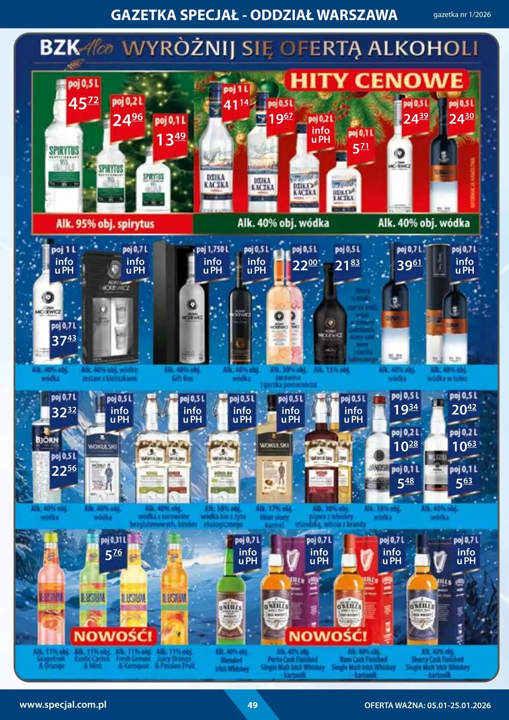 Gazetka promocyjna Specjał  ważna od 05.01.2026 - Strona 49.