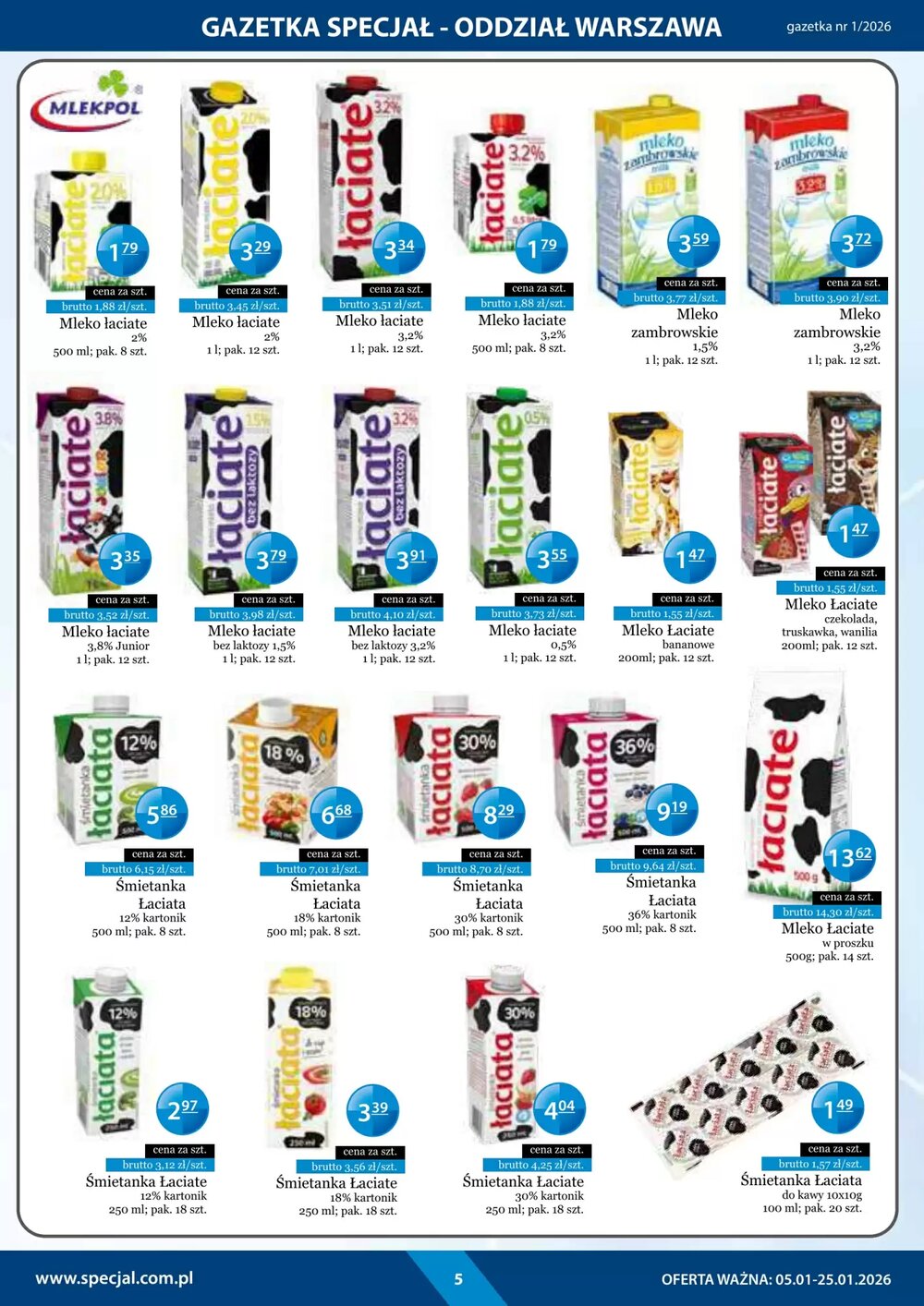 Gazetka promocyjna Specjał  ważna od 05.01.2026 - Strona 5.