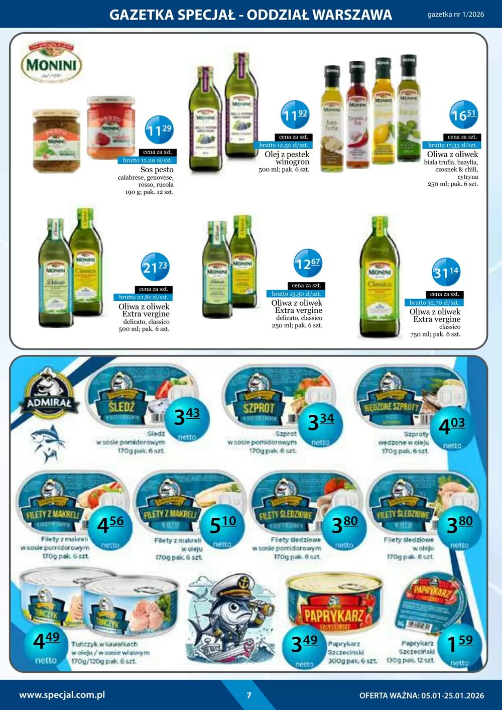 Gazetka promocyjna Specjał  ważna od 05.01.2026 - Strona 7.