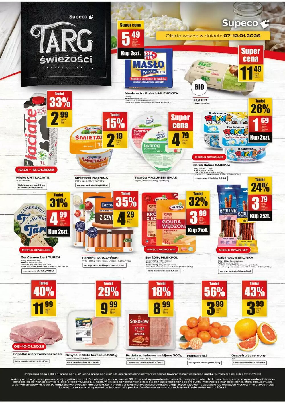 Gazetka promocyjna Supeco ważna od 07.01.2026 - Strona 1.