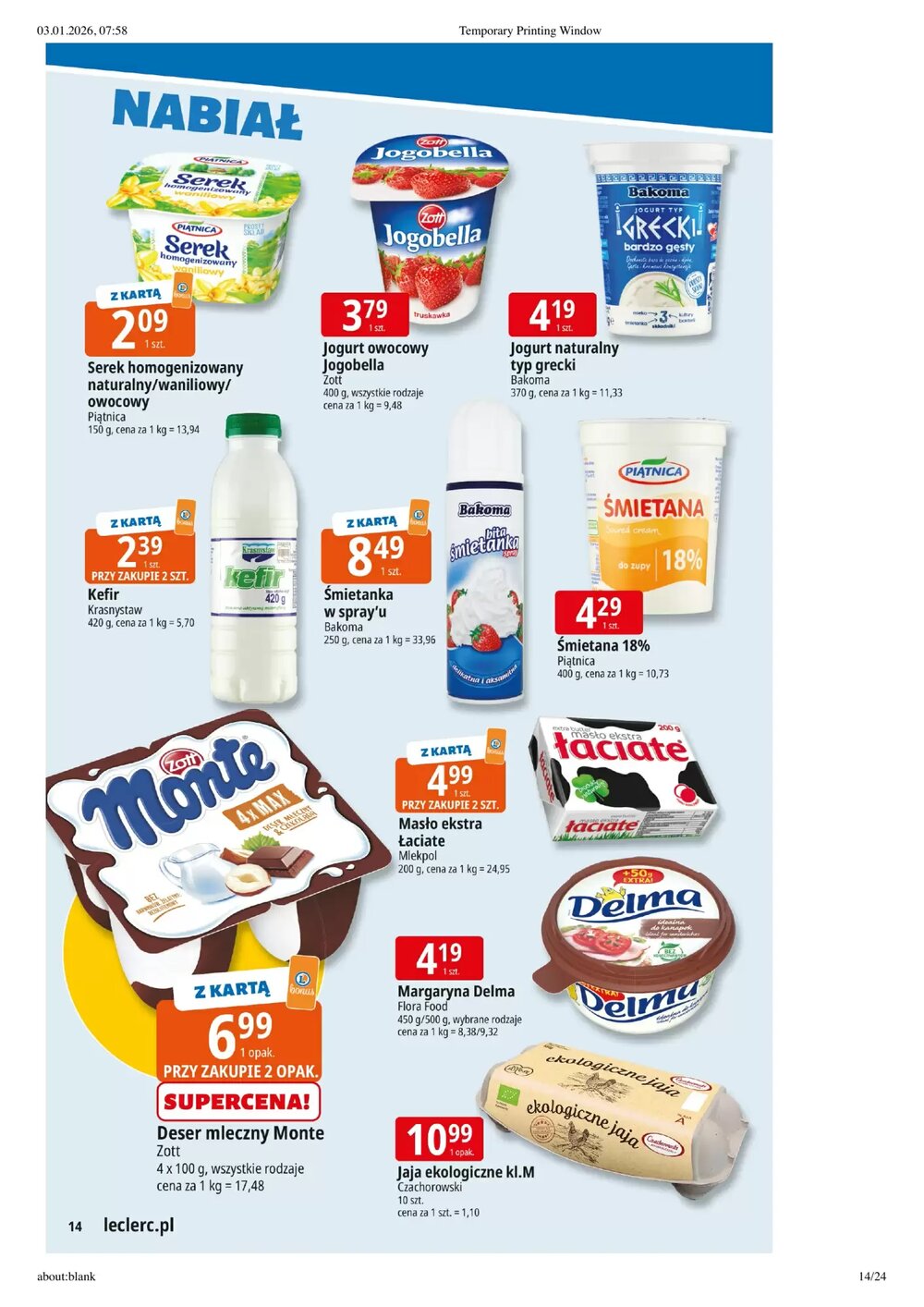 Gazetka promocyjna E.Leclerc ważna od 07.01.2026 - Strona 14.