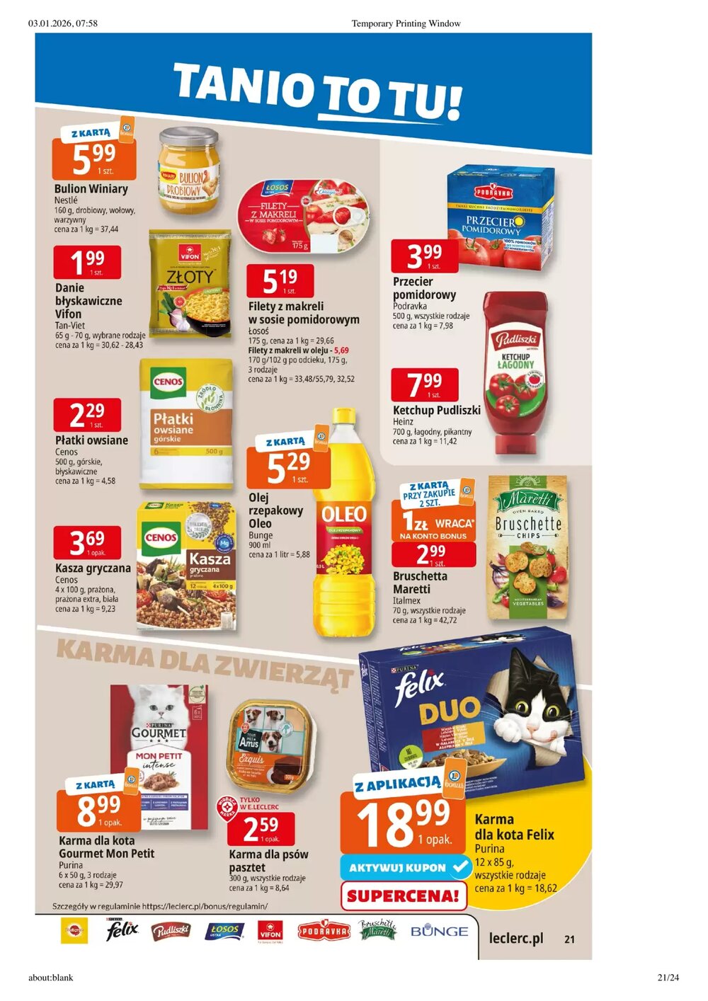 Gazetka promocyjna E.Leclerc ważna od 07.01.2026 - Strona 21.