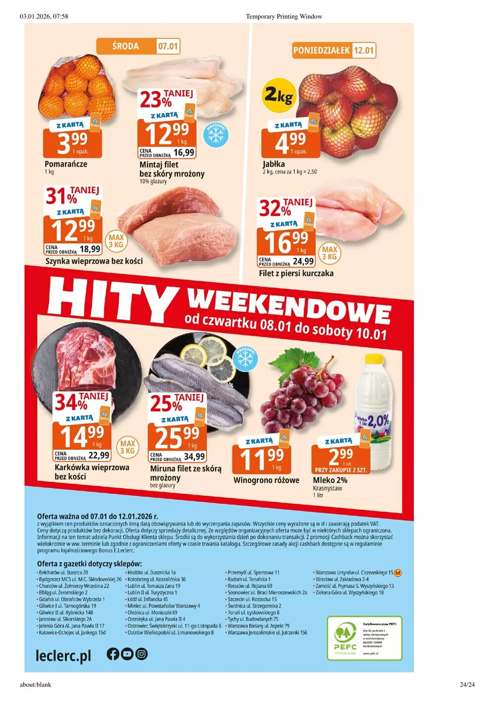 Gazetka promocyjna E.Leclerc ważna od 07.01.2026 - Strona 24.