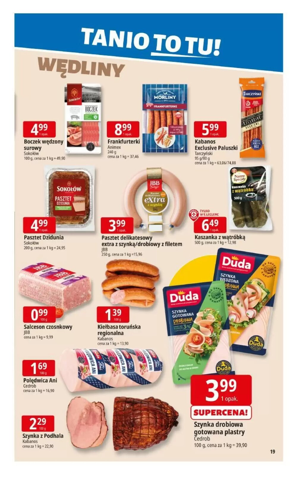 Gazetka promocyjna E.Leclerc ważna od 07.01.2026 - Strona 19.